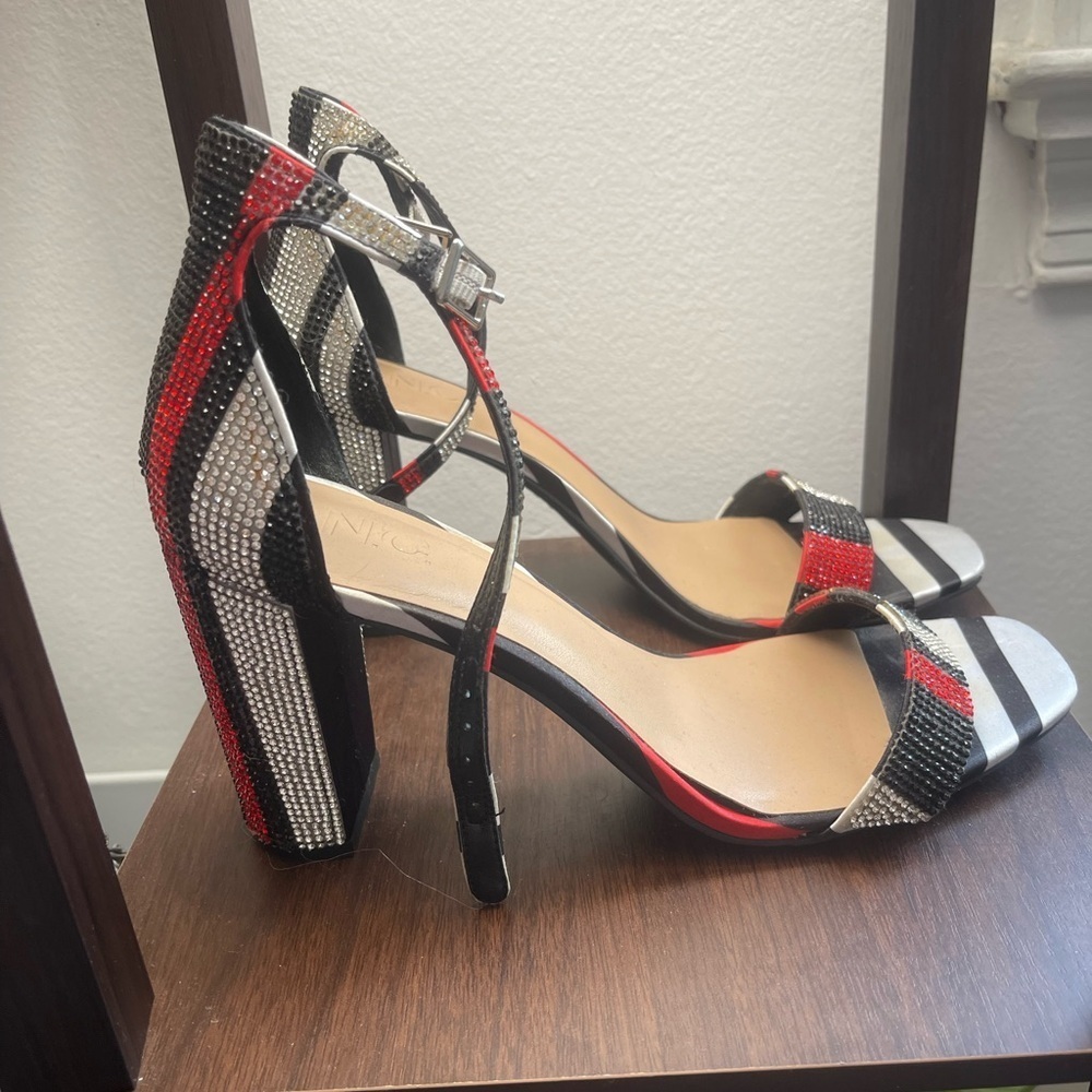 INC Rhinestone Heels